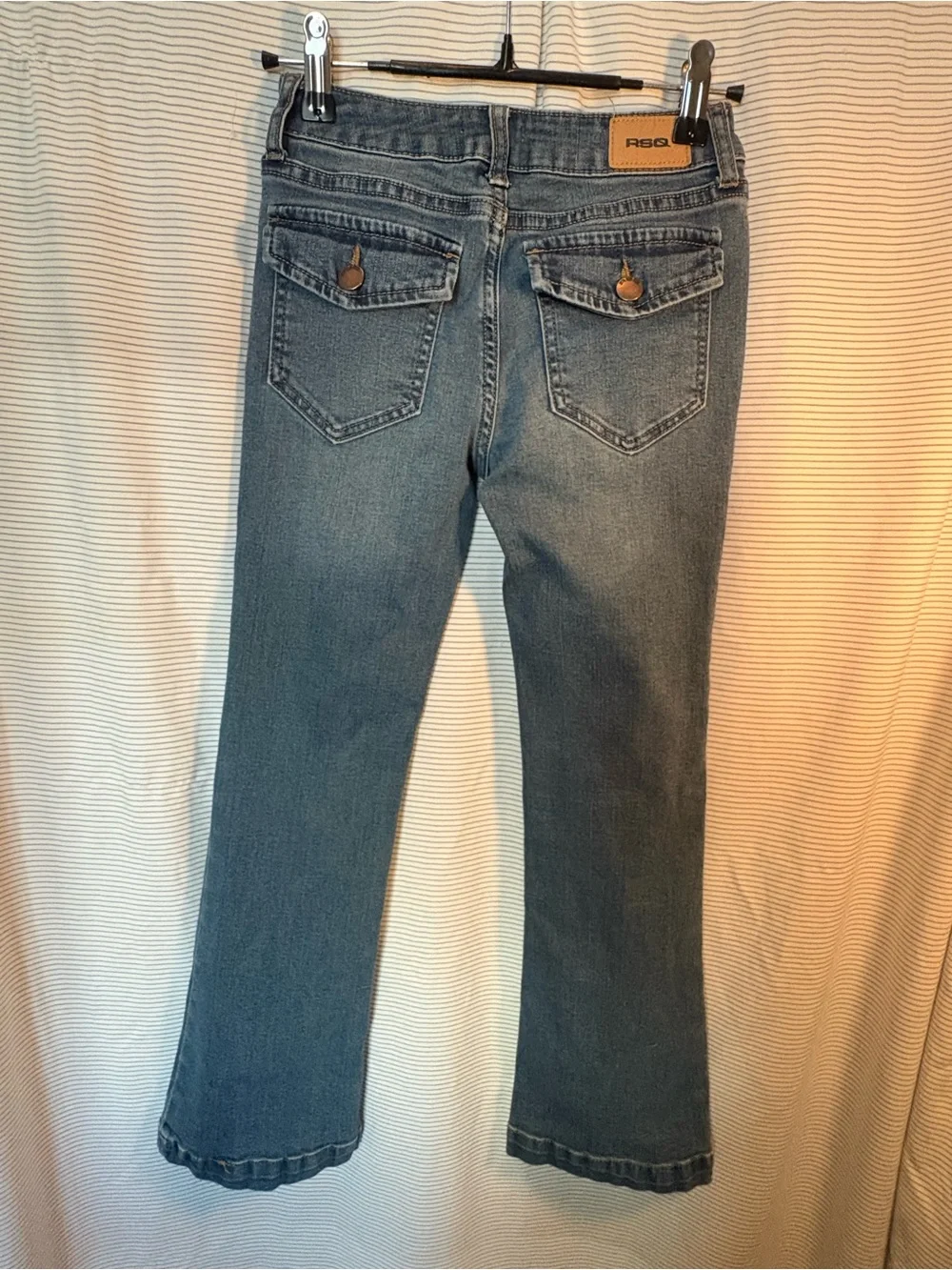 RSQ Girls Medium Wash Flare Jeans